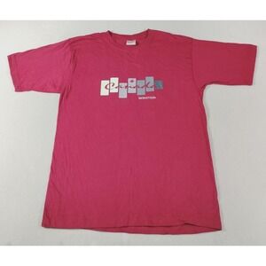 Cityscape Canada Saskatoon Shirt Mens Medium Red Graphic Tee Souvenir Maple Leaf